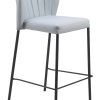 Zuo Linz Counter-Height Stools, Gray, Set Of 2 Stools