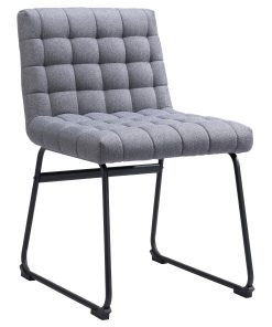 Zuo Pago Dining Accent Chairs, Gray, Set Of 2 Chairs