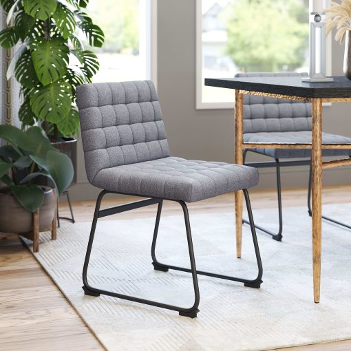 Zuo Pago Dining Accent Chairs, Gray, Set Of 2 Chairs - Image 2