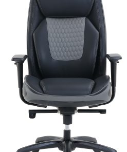 Shaquille O’Neal™ Nereus Ergonomic Bonded Leather High-Back Executive Office Chair, Black 2