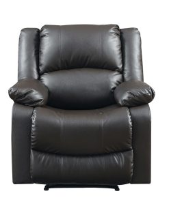 Relax A Lounger Price Faux Leather Manual Recliner, Java