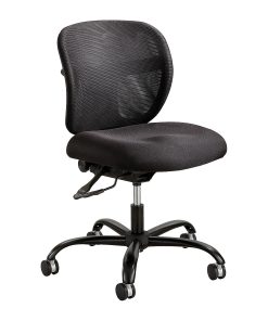 Safco® Vue™ Intensive-Use Mesh Task Chair, Black
