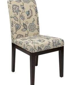 Ave Six Dakota Parsons Chair, Avignon Sky/Dark Brown