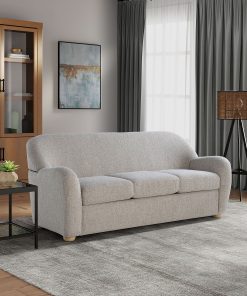 Lifestyle Solutions Gilroy Sofa, 32-3/4”H x 76”W x 33-1/10”D, Pebble 2