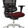 Hierarchy 4-Leg School Stool, 30″, Gray/Chrome 3