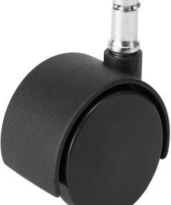 Safco® Task Master Chair Carpet Casters, 2″, Black, Set Of 5 Casters 2