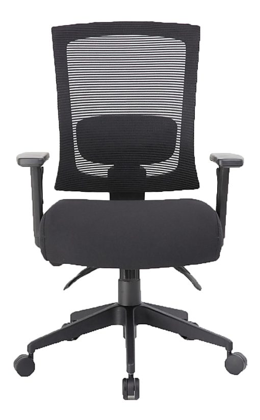 Boss Office Products Mesh-Back 3-Paddle Task Chair, Black/Gray - Image 2