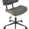 DHP Luxor Metal Counter Stool, Charcoal, Set Of 2 3