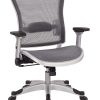 Office Star™ Space Seating 317 Series Ergonomic Mesh High-Back Executive Chair, Platinum