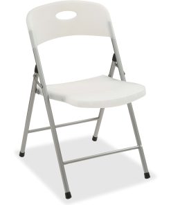Lorell® Translucent Folding Chairs, Clear, Set Of 4 Chairs 2