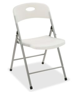 Lorell® Translucent Folding Chairs, Clear, Set Of 4 Chairs