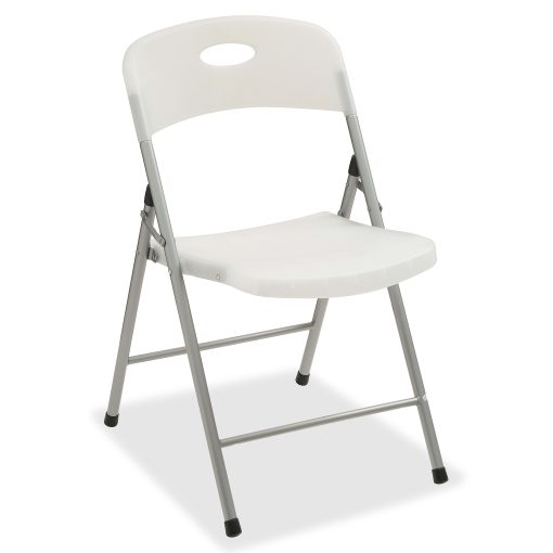 Lorell® Translucent Folding Chairs, Clear, Set Of 4 Chairs