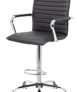 Boss Office Products Drafting Stool, Black/Chrome