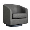 Serta Iona Loveseat And Ottoman Set, 34-1/3”H x 56-1/8”W x 30-1/2”D, Light Gray 4