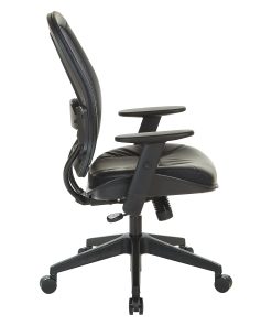 Office Star™ Space 57 Series Dark Air Grid Back Ergonomic Mesh High-Back Managers Office Chair, Black 2