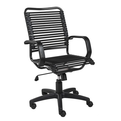 Eurostyle Allison Bungie High-Back Commercial Office Chair, Black/Graphite