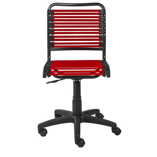 Eurostyle Allison Bungie Low-Back Commercial Office Chair, Black/Red - Image 2
