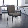Glamour Home Belenus Corduroy Fabric Accent Chair With Swivel Base, White 3
