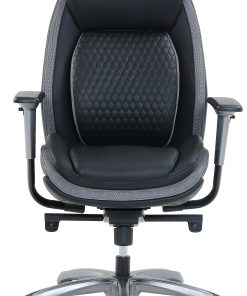 Shaquille O’Neal™ Zethus Ergonomic Bonded Leather High-Back Executive Office Chair, Black 2