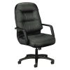 National Public Seating Dome-Back Padded Vinyl Seat, Stacking Banquet Chair, 16″ Seat Width, Black Seat/Black Frame, Quantity: 2 4