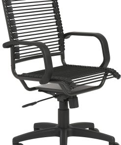 Eurostyle Bradley Bungie High-Back Commercial Office Chair, Black/Graphite 2