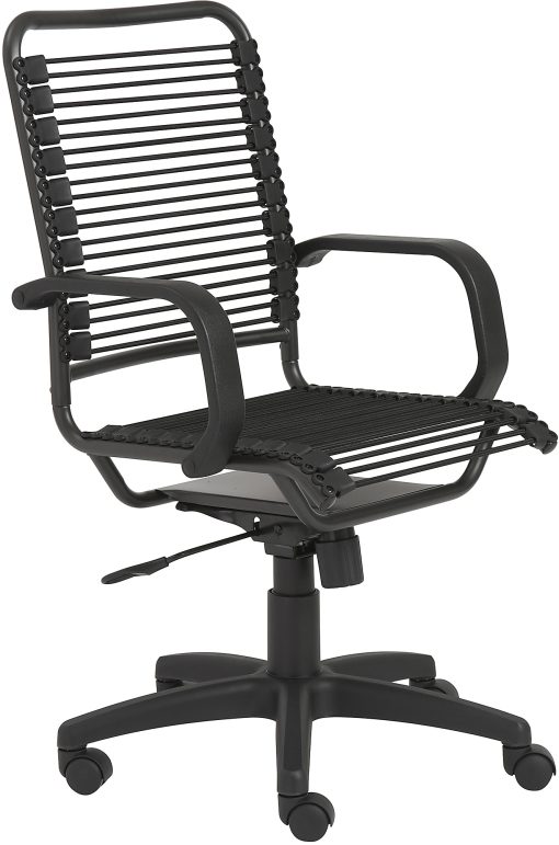 Eurostyle Bradley Bungie High-Back Commercial Office Chair, Black/Graphite - Image 2
