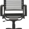 HON® Scatter SofThread™ Fixed Arm Stacking Guest Chair, Black 4