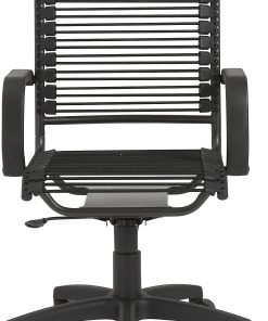 Eurostyle Bradley Bungie High-Back Commercial Office Chair, Black/Graphite