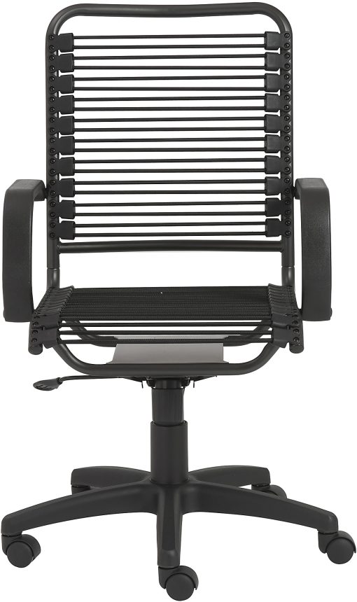 Eurostyle Bradley Bungie High-Back Commercial Office Chair, Black/Graphite