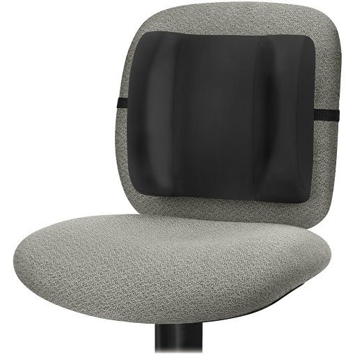 Fellowes High-Profile Backrest, 12"H x 13"W x 4"D, Black - Image 2