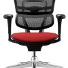 WorkPro® Spectrum Series Mesh/Vinyl Stacking Guest Chair With Antimicrobial Protection, With Arms, Gray, Set Of 2 Chairs, BIFMA Compliant 3