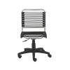 Eurostyle Round Bungie Low-Back Commercial Office Chair, Black/Silver