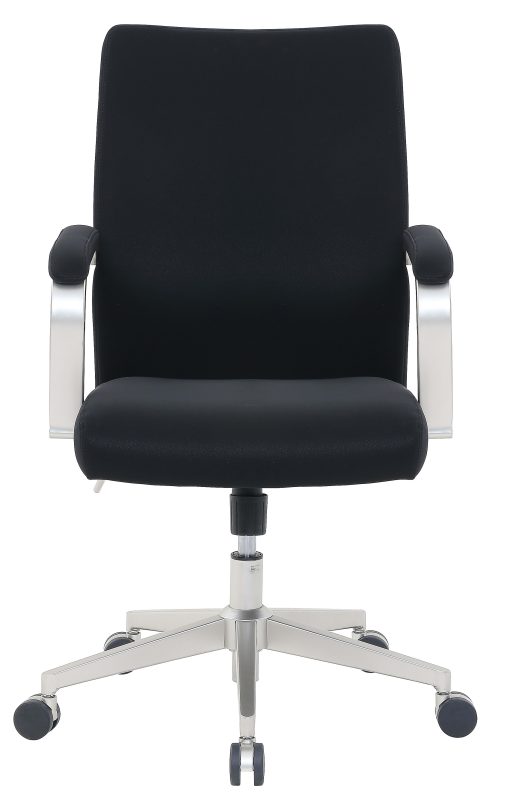 Serta® SitTrue™ Devara Faux Leather Mid-Back Manager Chair, Black - Image 2