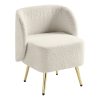 Glamour Home Benedetta Upholstered Fabric Dining Accent Chairs, Blue/Black, Set Of 2 Chairs 3