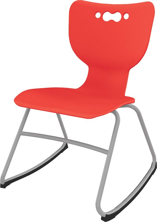 MooreCo Hierarchy No Arms Rocker Chair, Red - Image 2