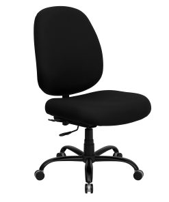 Flash Furniture HERCULES Ergonomic Fabric High-Back Big And Tall Swivel Chair, Black 2