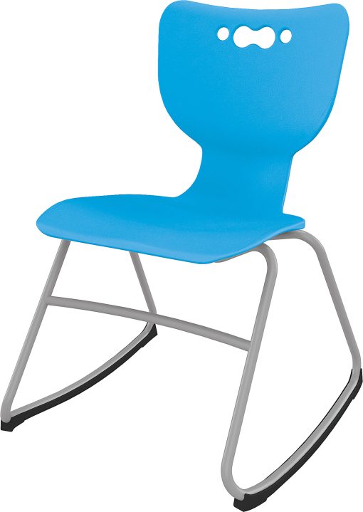MooreCo Hierarchy Armless Rocker Chair, 16", Blue - Image 2