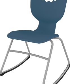 MooreCo Hierarchy Armless Rocker Chair, 16" Seat Height, Navy
