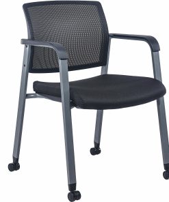 Lorell® Guest Chair, Black/Gray 2