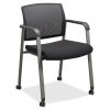 Lorell® Guest Chair, Black/Gray
