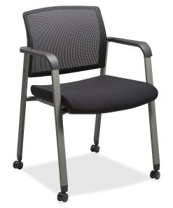 Lorell® Guest Chair, Black/Gray
