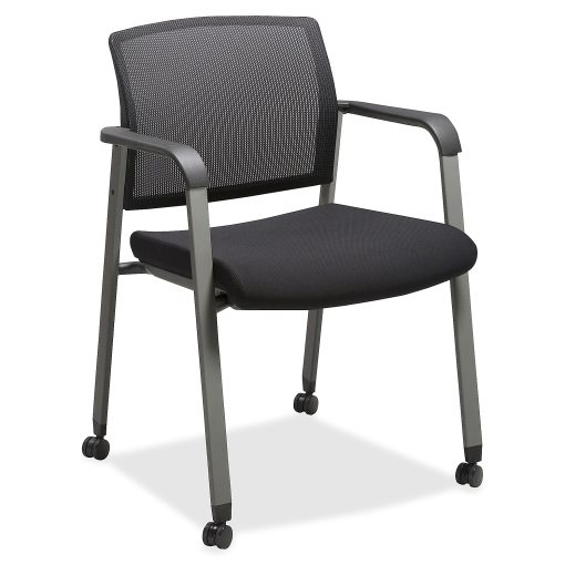 Lorell® Guest Chair, Black/Gray
