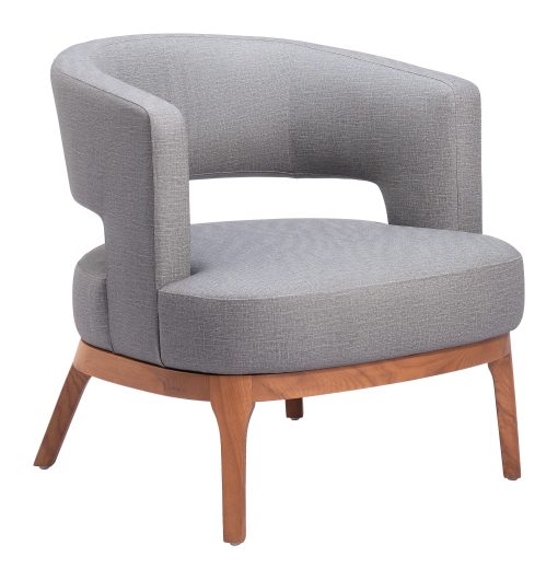 Zuo Penryn Accent Chair, Slate Gray