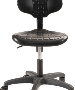 National Public Seating® 6700 Series Kangaroo Polyurethane Task Chair, 16″ to 21″ Seat Height, Black 2