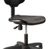 LumiSource Margarite Bar Stools, Black/Gray, Set Of 2 Stools 4