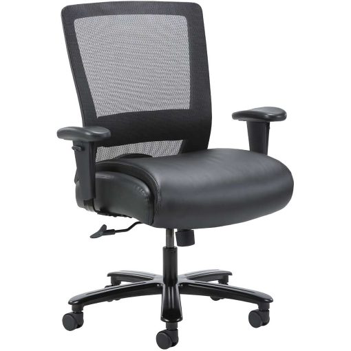 Lorell® Heavy-Duty High-Back Mesh Task Chair, Black - Image 2
