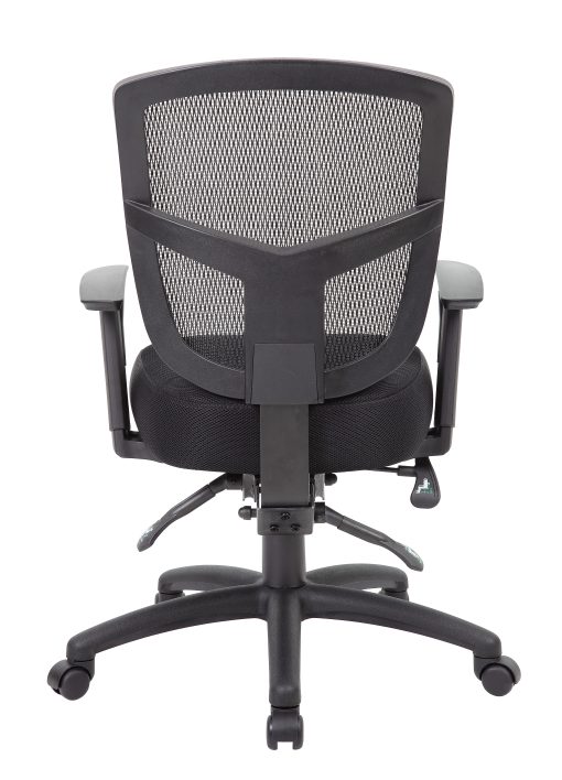 Boss Office Products Contract Mesh Mid-Back Task Chair, Black - Image 2