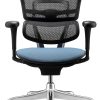 WorkPro® 12000 V2 Series Ergonomic Mesh/Fabric High-Back Office Chair, Sky/Black, BIFMA Compliant