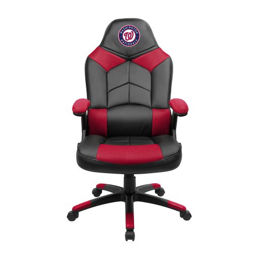 Imperial MLB Faux Leather Oversized Computer Gaming Chair, Washington Nationals