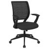 National Public Seating Adjustable Vinyl-Padded Task Stool, 25″ – 32 1/2″H, Gray 4